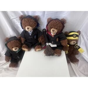 Build A Bear Harry Potter Plush Hufflepuff Slytherine Ravenclaw Gryffindor 4Lot